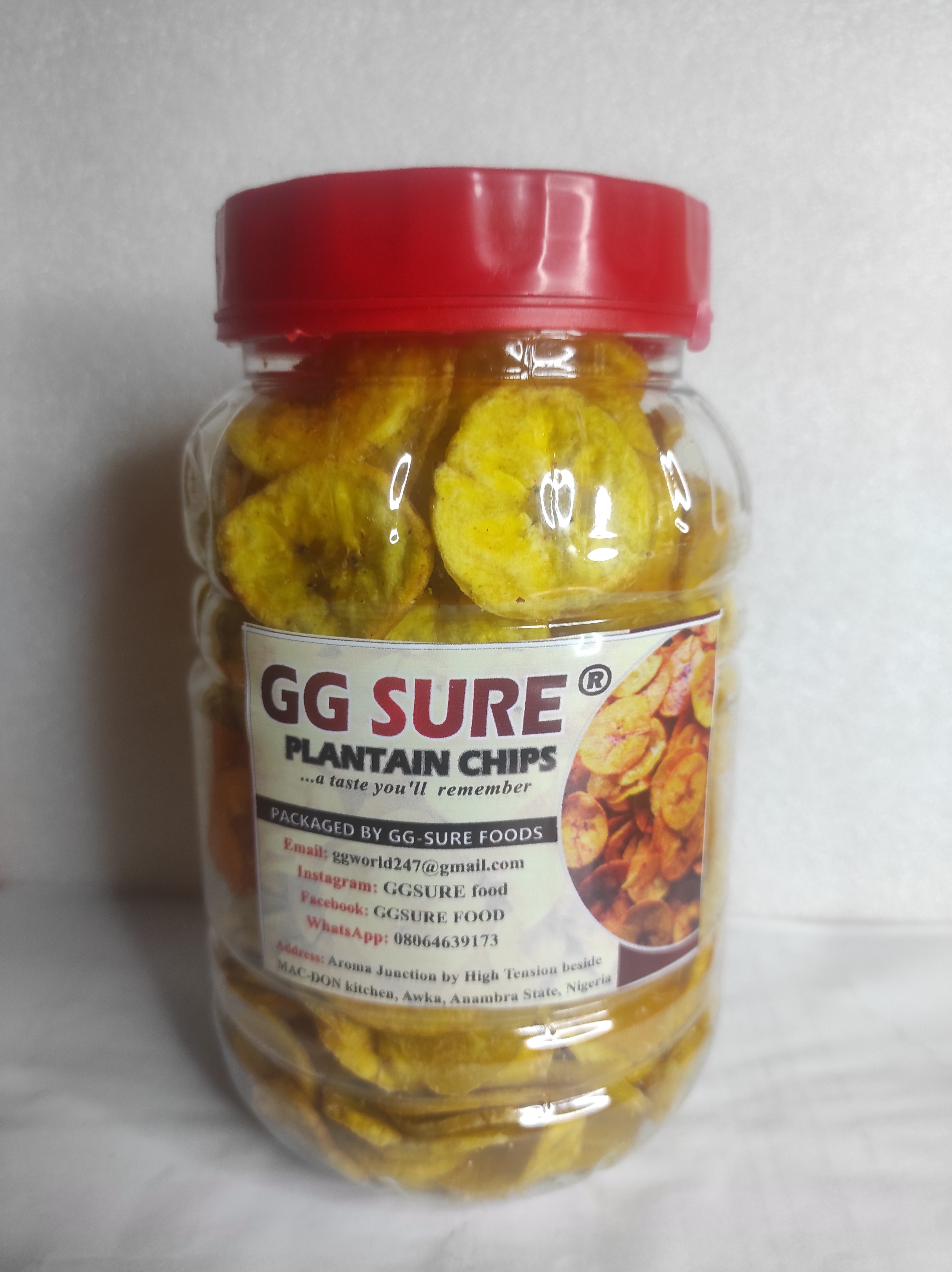Plantain chips  400g